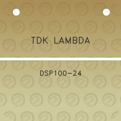 tdk-lambda-dsp100-24