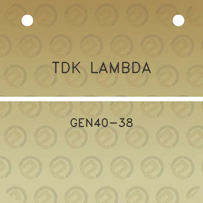tdk-lambda-gen40-38