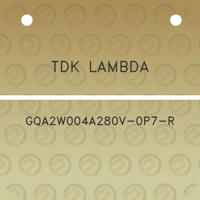 tdk-lambda-gqa2w004a280v-0p7-r