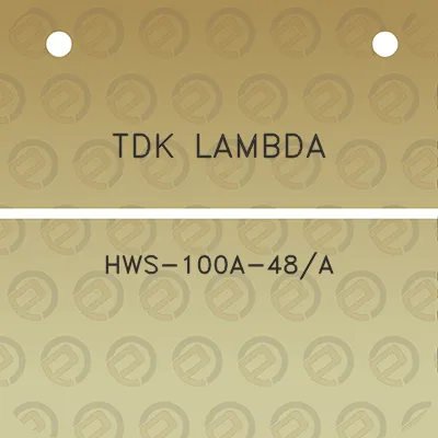 tdk-lambda-hws-100a-48a