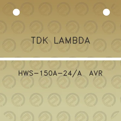 tdk-lambda-hws-150a-24a-avr