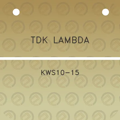 tdk-lambda-kws10-15