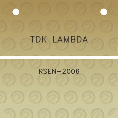 tdk-lambda-rsen-2006