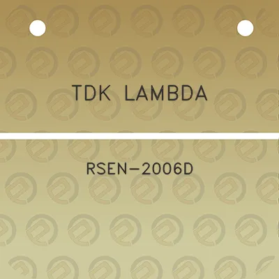 tdk-lambda-rsen-2006d