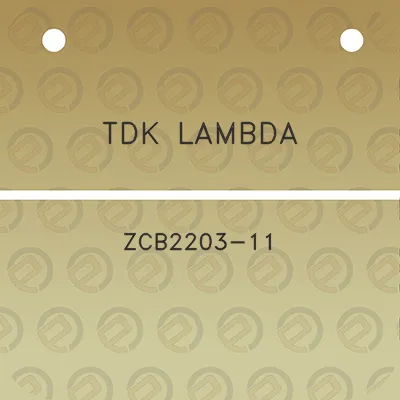 tdk-lambda-zcb2203-11