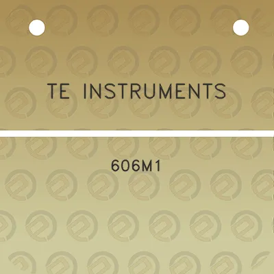 te-instruments-606m1
