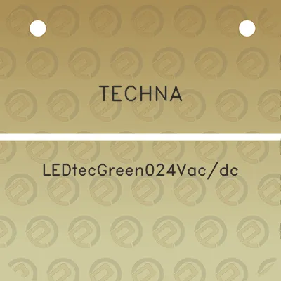 techna-ledtecgreen024vacdc