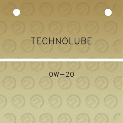 technolube-0w-20