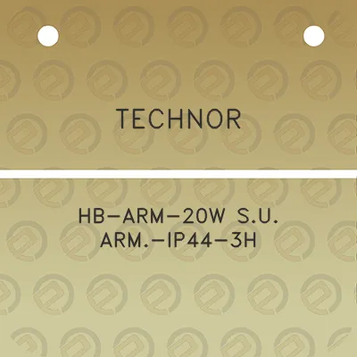 technor-hb-arm-20w-su-arm-ip44-3h