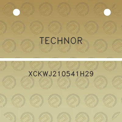 technor-xckwj210541h29