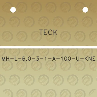 teck-mh-l-60-3-1-a-100-u-kne