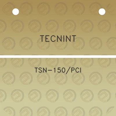 tecnint-tsn-150pci