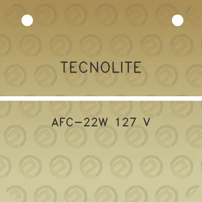 tecnolite-afc-22w-127-v