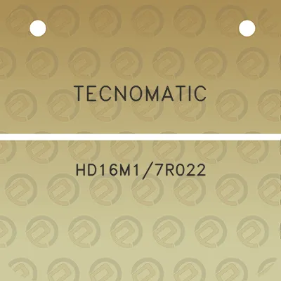 tecnomatic-hd16m17r022