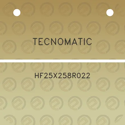 tecnomatic-hf25x258r022