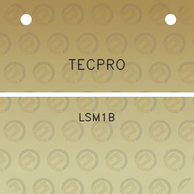 tecpro-lsm1b