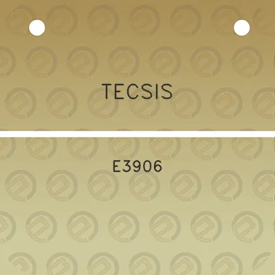 tecsis-e3906