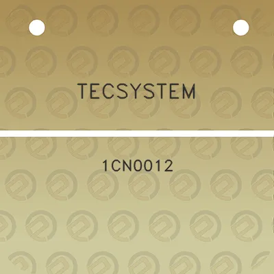 tecsystem-1cn0012