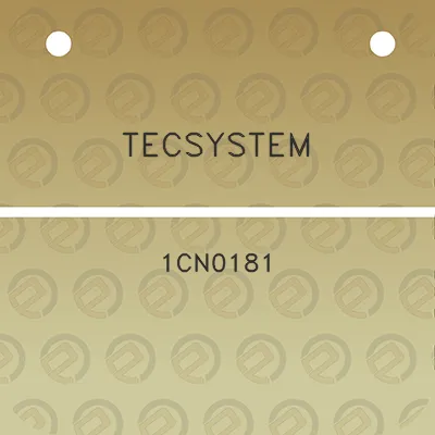 tecsystem-1cn0181