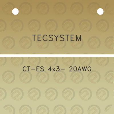 tecsystem-ct-es-4x3-20awg