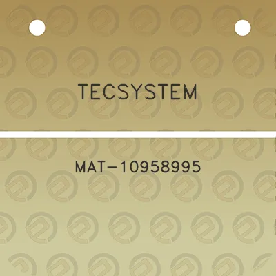 tecsystem-mat-10958995