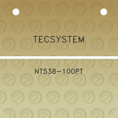 tecsystem-nt538-100pt