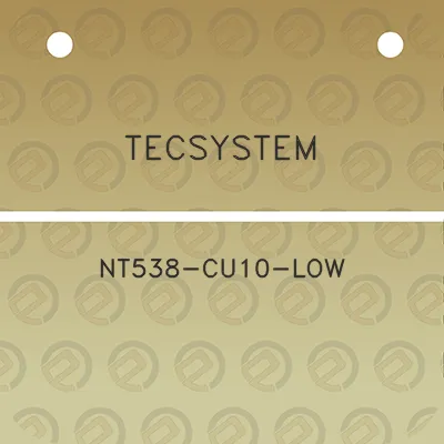 tecsystem-nt538-cu10-low