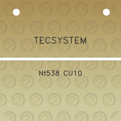 tecsystem-nt538-cu10