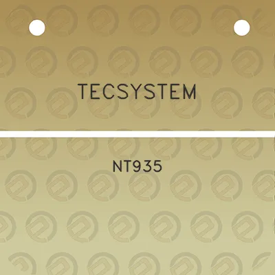 tecsystem-nt935