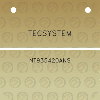 tecsystem-nt935420ans