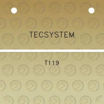 tecsystem-t119