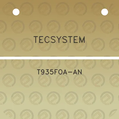 tecsystem-t935foa-an