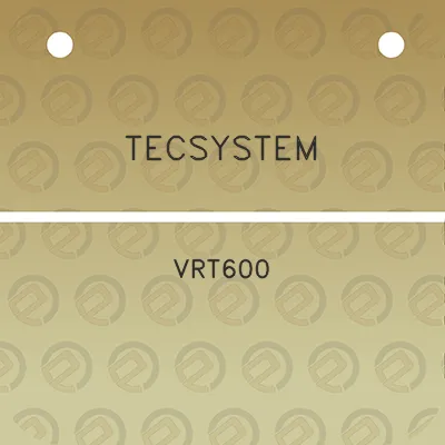 tecsystem-vrt600