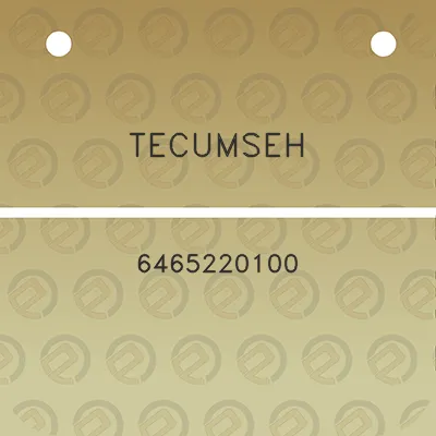 tecumseh-6465220100