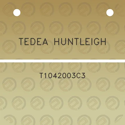 tedea-huntleigh-t1042003c3