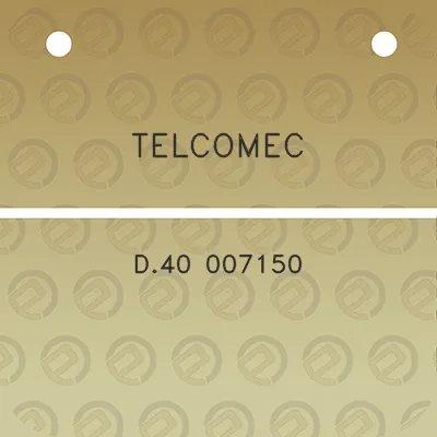 telcomec-d40-007150