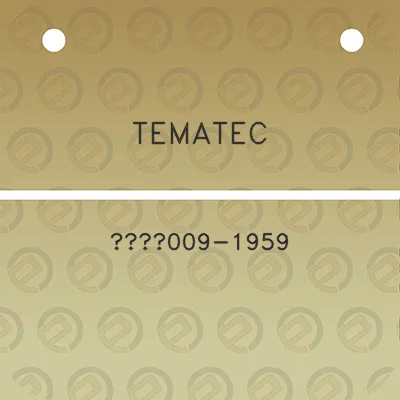 tematec-009-1959