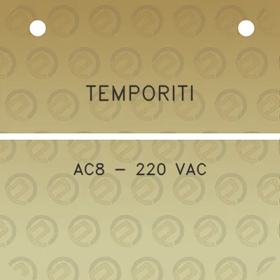 temporiti-ac8-220-vac