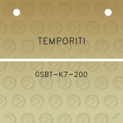 temporiti-gsbt-k7-200