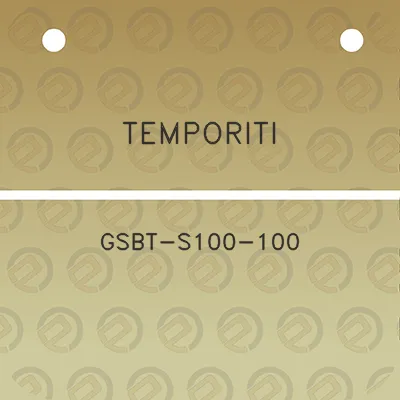 temporiti-gsbt-s100-100