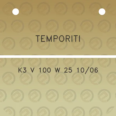 temporiti-k3-v-100-w-25-1006