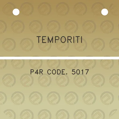 temporiti-p4r-code-5017