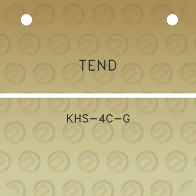 tend-khs-4c-g