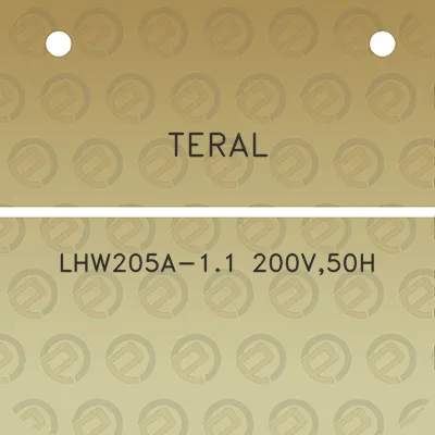 teral-lhw205a-11-200v50h