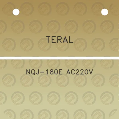 teral-nqj-180e-ac220v