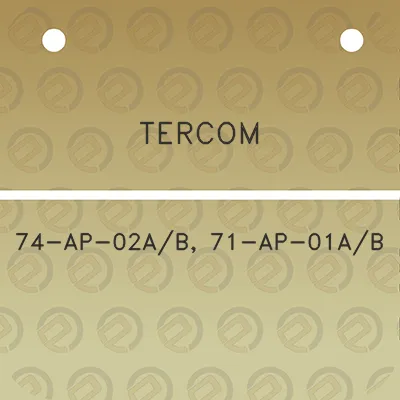 tercom-74-ap-02ab-71-ap-01ab