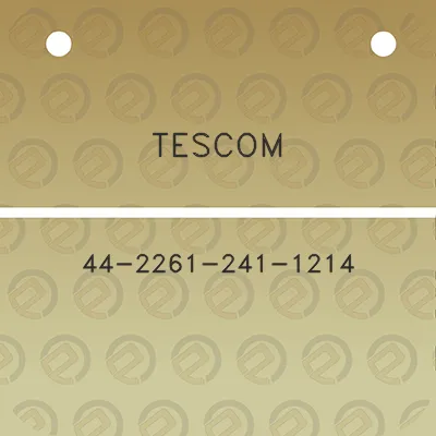 tescom-44-2261-241-1214