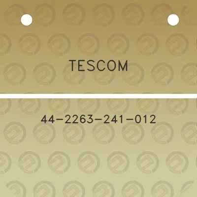 tescom-44-2263-241-012