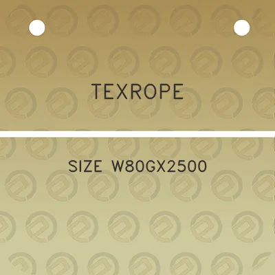 texrope-size-w80gx2500