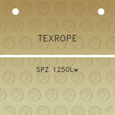 texrope-spz-1250lw